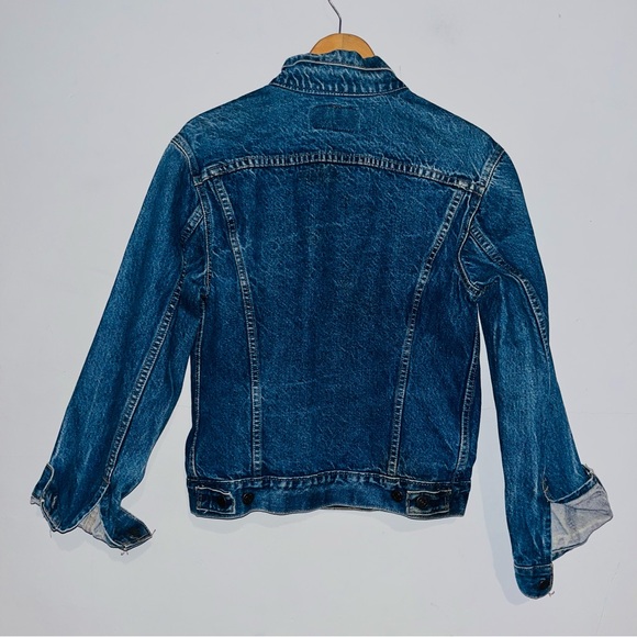 VINTAGE Levi's 70506 Denim Trucker Jacket 1980s - Picture 3 of 10